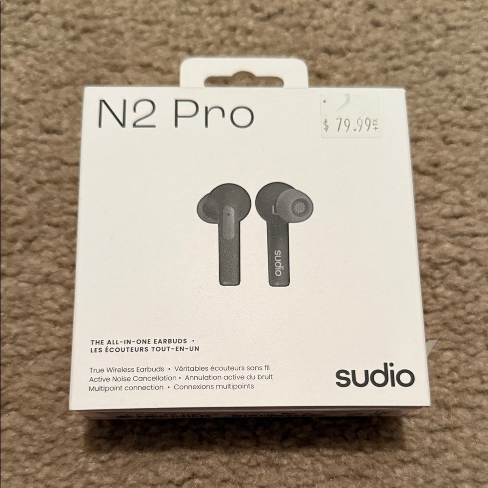 Studio N2 Pro Gray Earbud Headphones